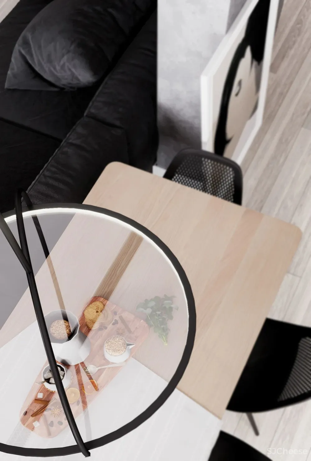 48㎡单身男人的地方,简约时尚!