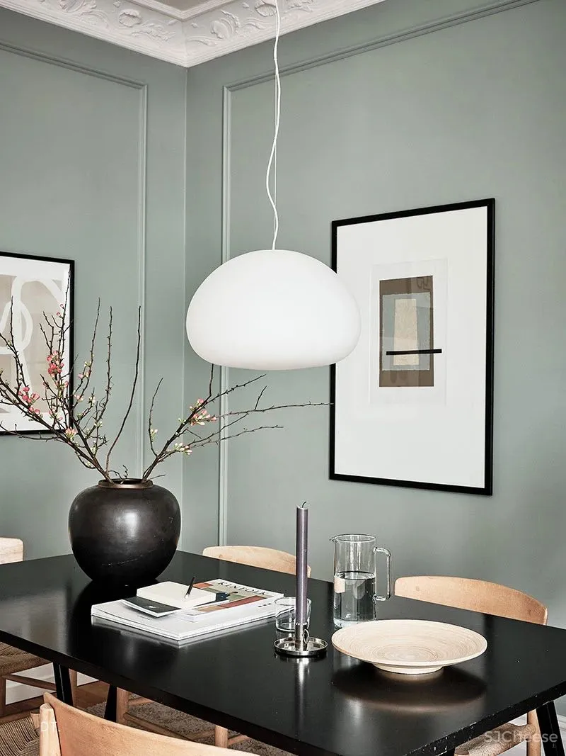 小户型·64㎡ 莫兰迪绿 原木公寓