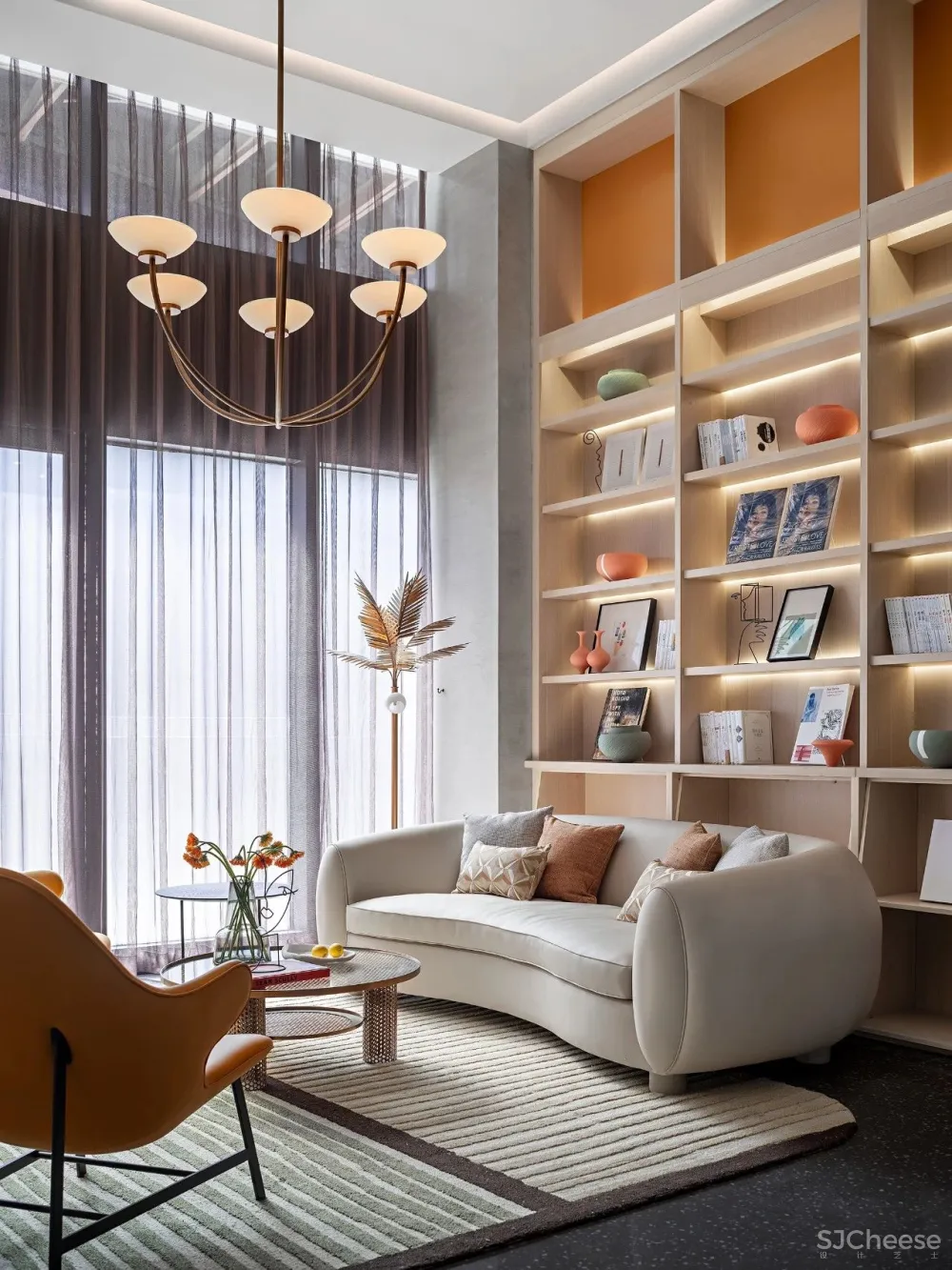 意巢设计丨长沙万科大家品牌生活馆:诗意沁然,与自然呼应共生