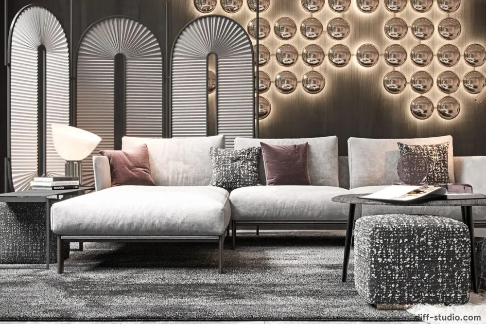 Diff新作 北京轻奢私宅,质感满分!