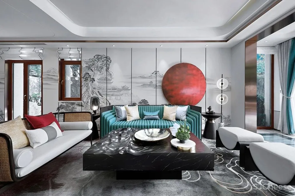 530㎡联排别墅,超美还是新中式!