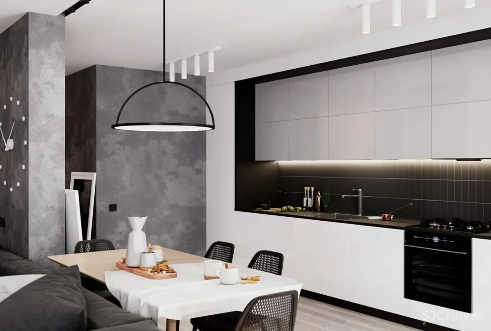 48㎡单身男人的地方,简约时尚!