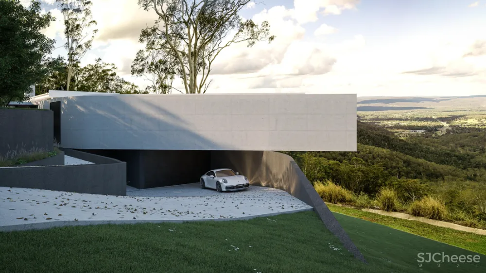 8组住宅效果图,原来大户型更适合极简风!