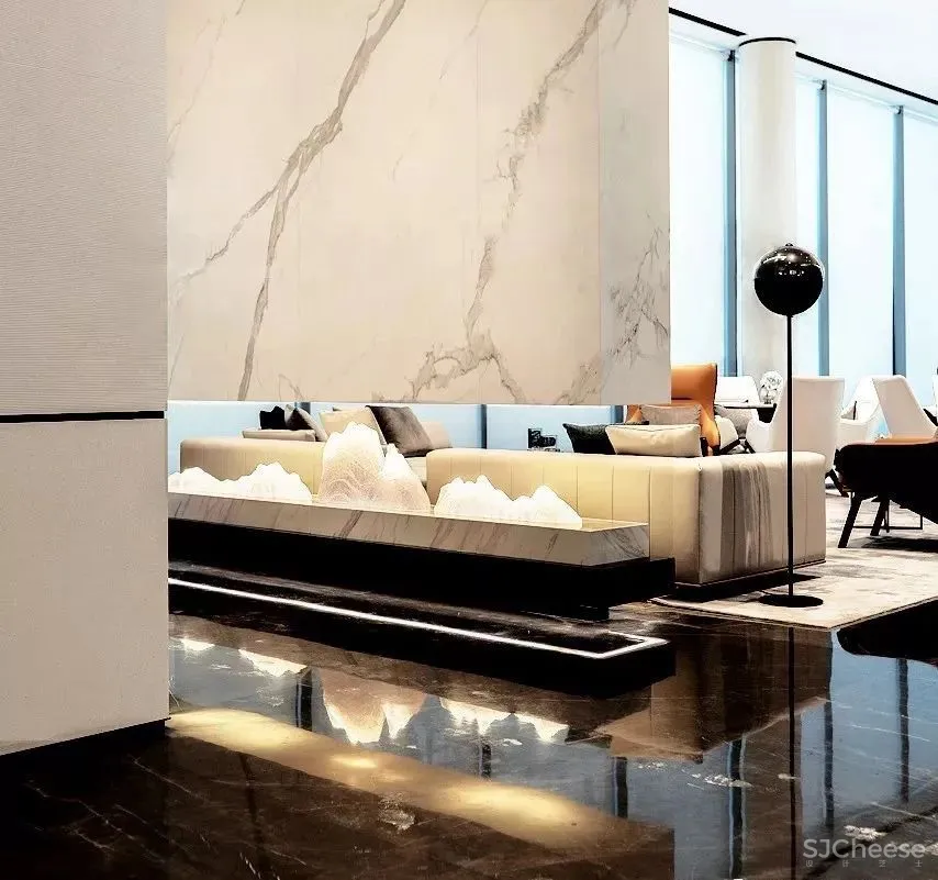 香港環亞聯合設計:自然闲适、悠然忘我 时代滨江上品销售中心! 中国国际室内设计年鉴