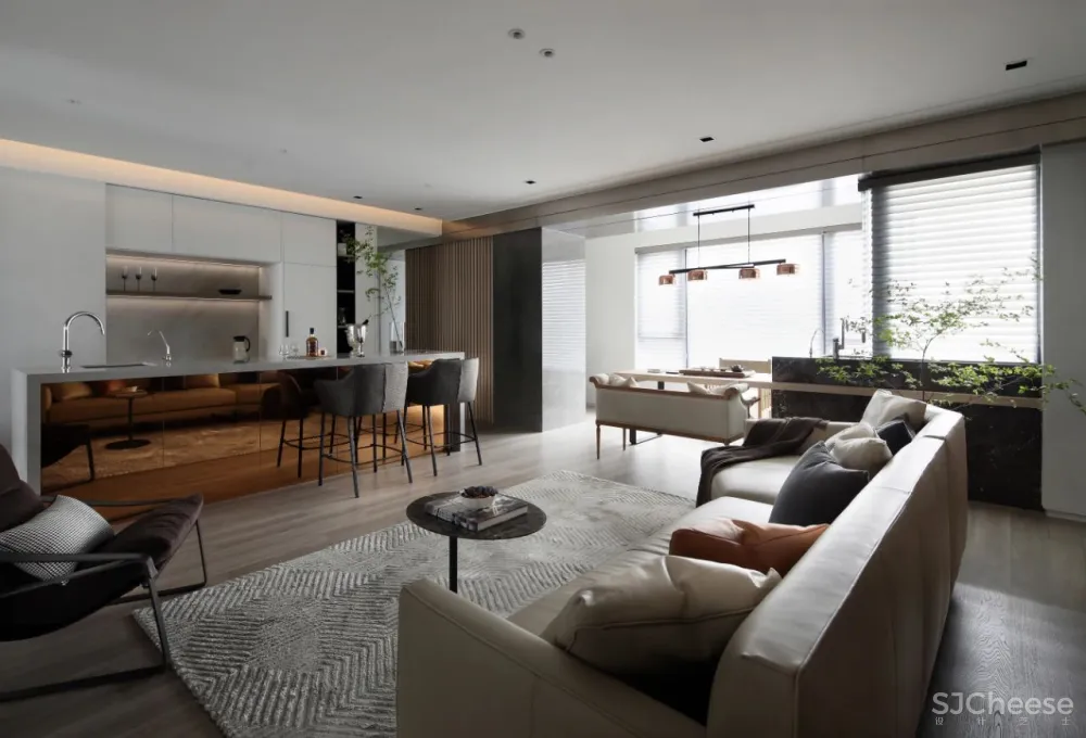 200㎡简约风私宅，自在生活的诗和远方！