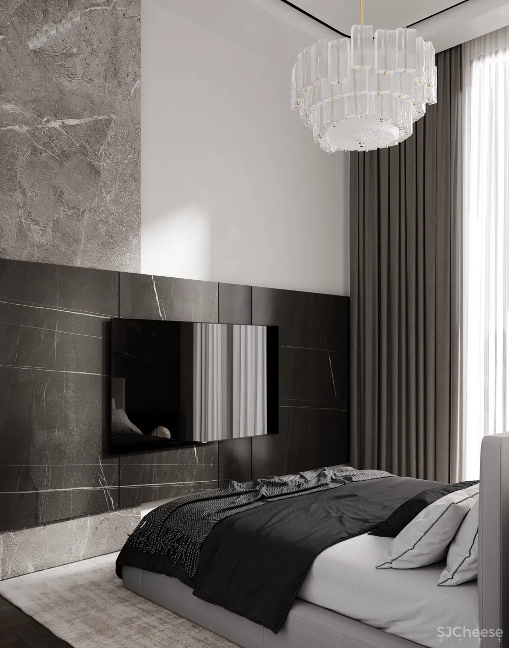 305㎡顶层复式,都市轻奢范!