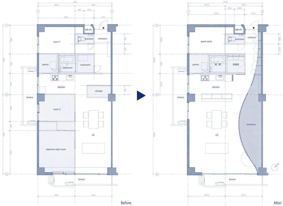 光滑墙壁屋 suzuki architects