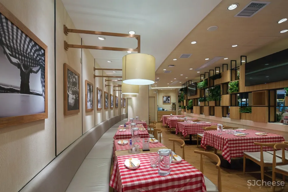 西贝餐厅设计【西贝莜面村】 这个温馨的西贝餐厅设计：小清新&民族风