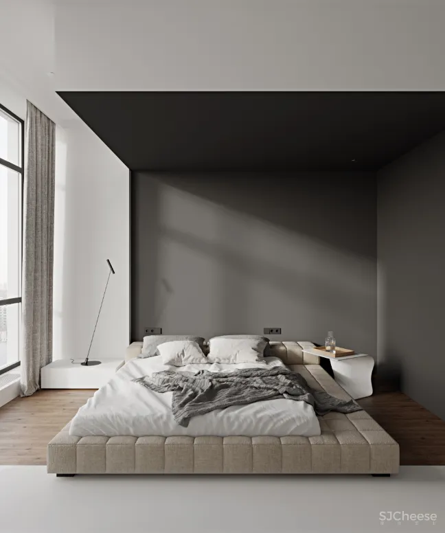 不爱客厅爱卧室？这个家的两个房间占据了总面积的三分之二!