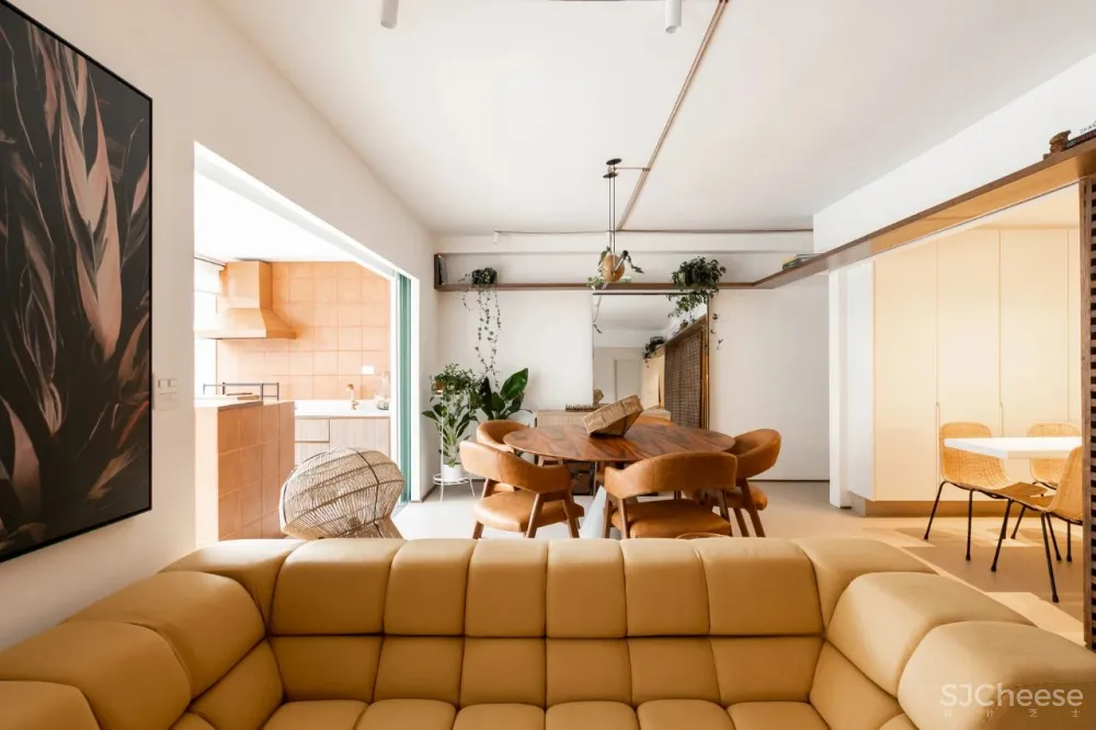 为了呼朋唤友,你愿意把115平米的空间做成这样吗?