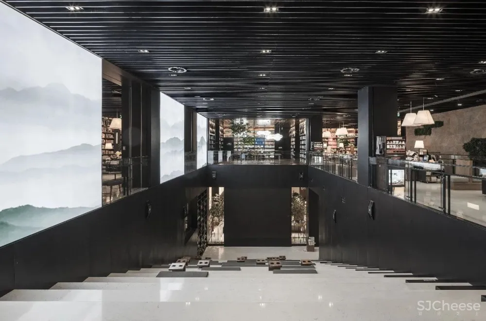 李玮珉新作 成都「九方書店」效果图和实景照片