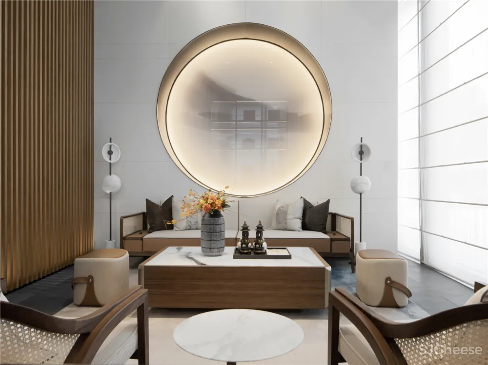 成都「天府上城」售楼中心,以山水重塑东方美学设计!