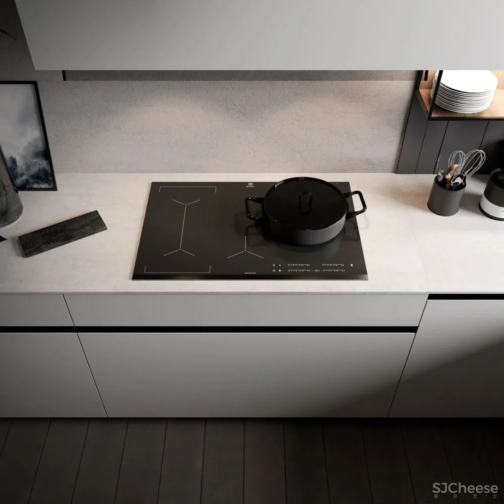 studiopodrini新作 高级灰奢华厨房