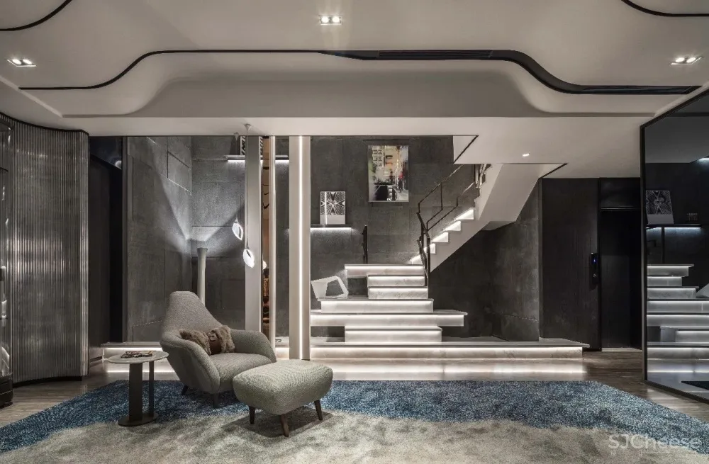 400m²“超美学”叠拼样板间,解密奢华墅作之空间狂想!