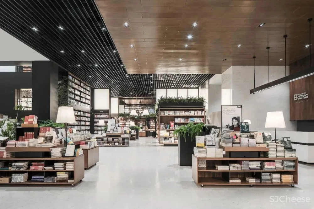 李玮珉新作 成都「九方書店」效果图和实景照片