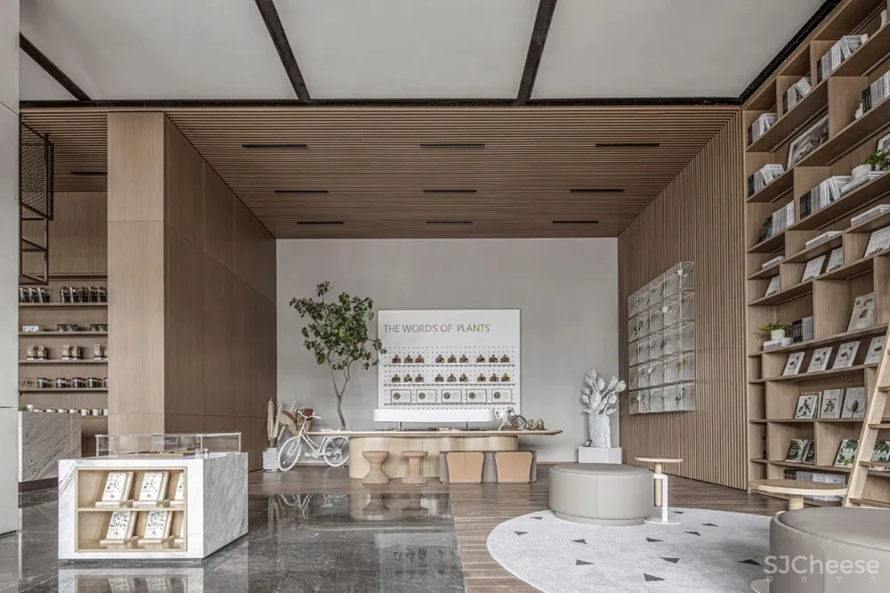 售楼处摒弃营销感,有温度的设计,打造场景式社区空间