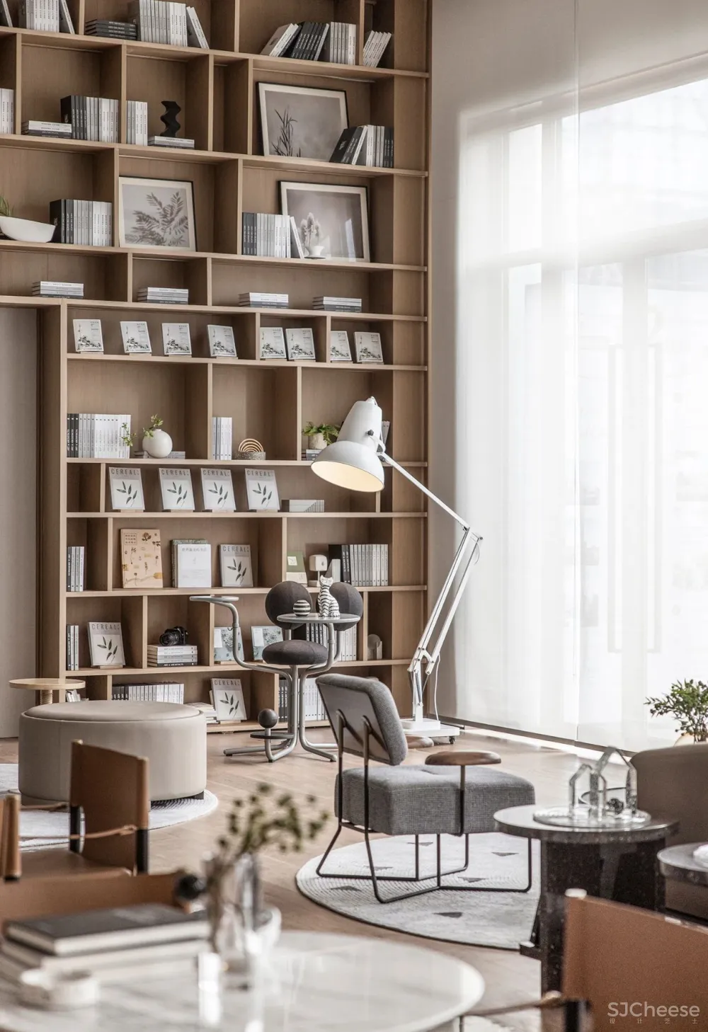 售楼处摒弃营销感,有温度的设计,打造场景式社区空间