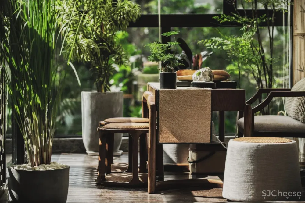 200㎡侘静私宅,藏着一处神仙般后花园!