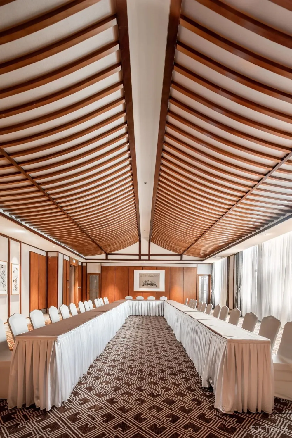 柒合设计——涞源华中小镇 · 白桦林温泉谷-竹里馆 中国国际室内设计年鉴