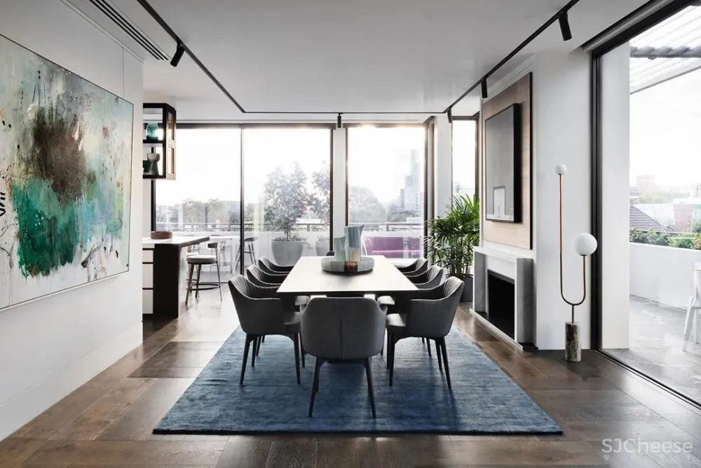 豪华公寓的精装房设计，也要简单耐看