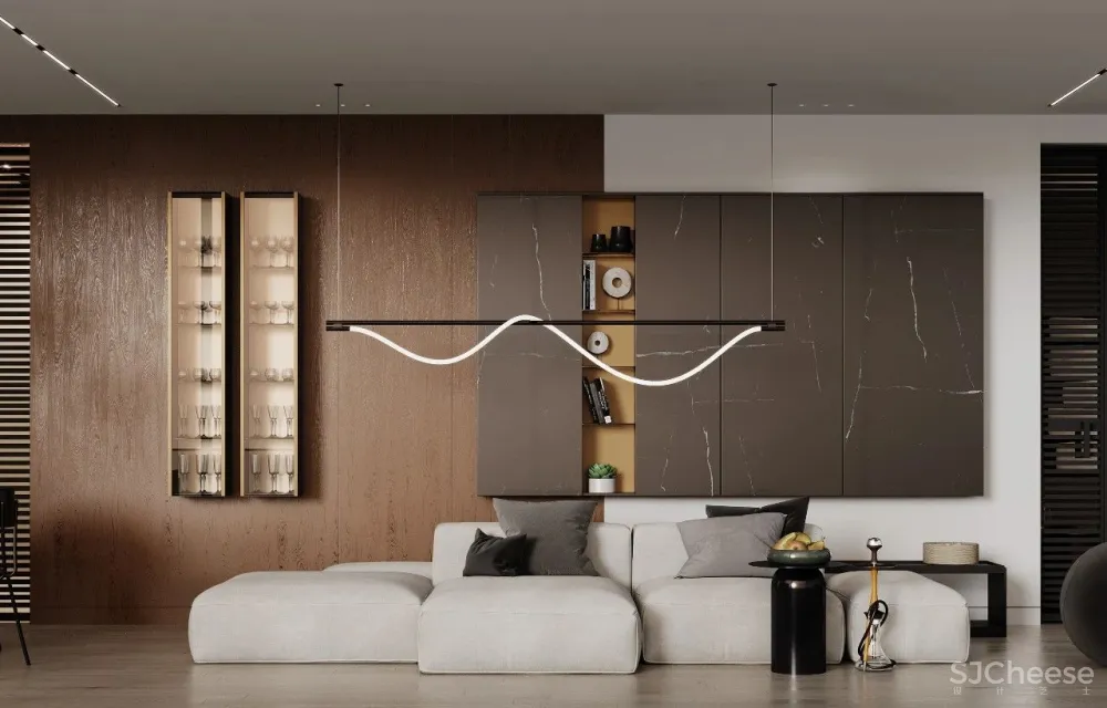 305㎡顶层复式,都市轻奢范!