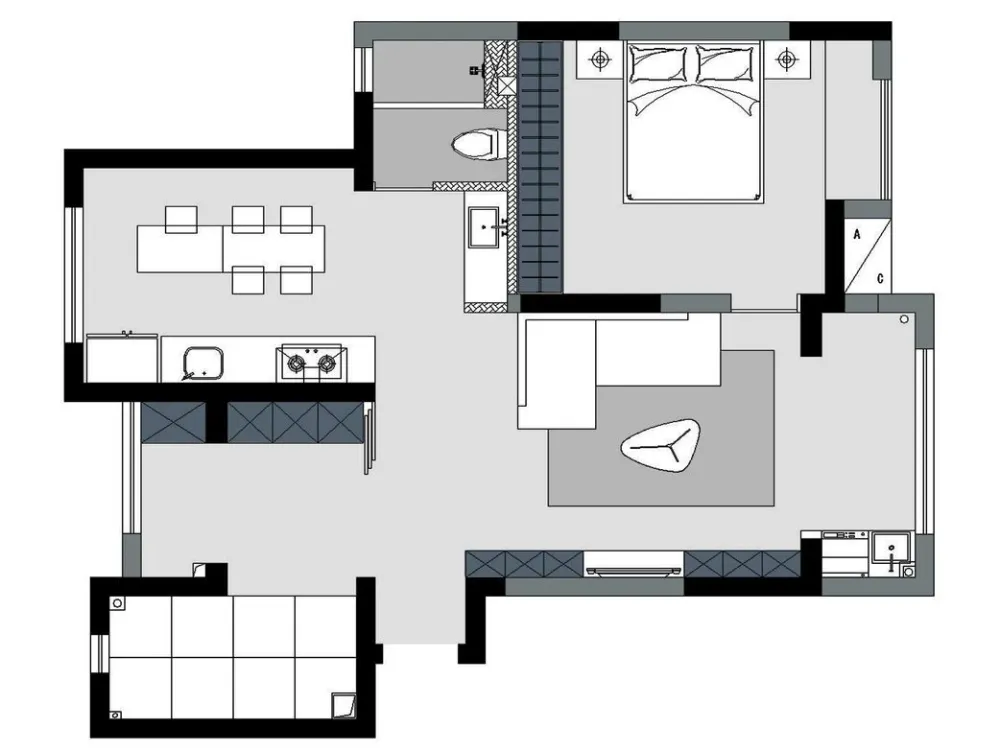 一个人住100㎡,上海小姐姐的“蒙太奇”工业风之家,又酷又暖,住着真爽!