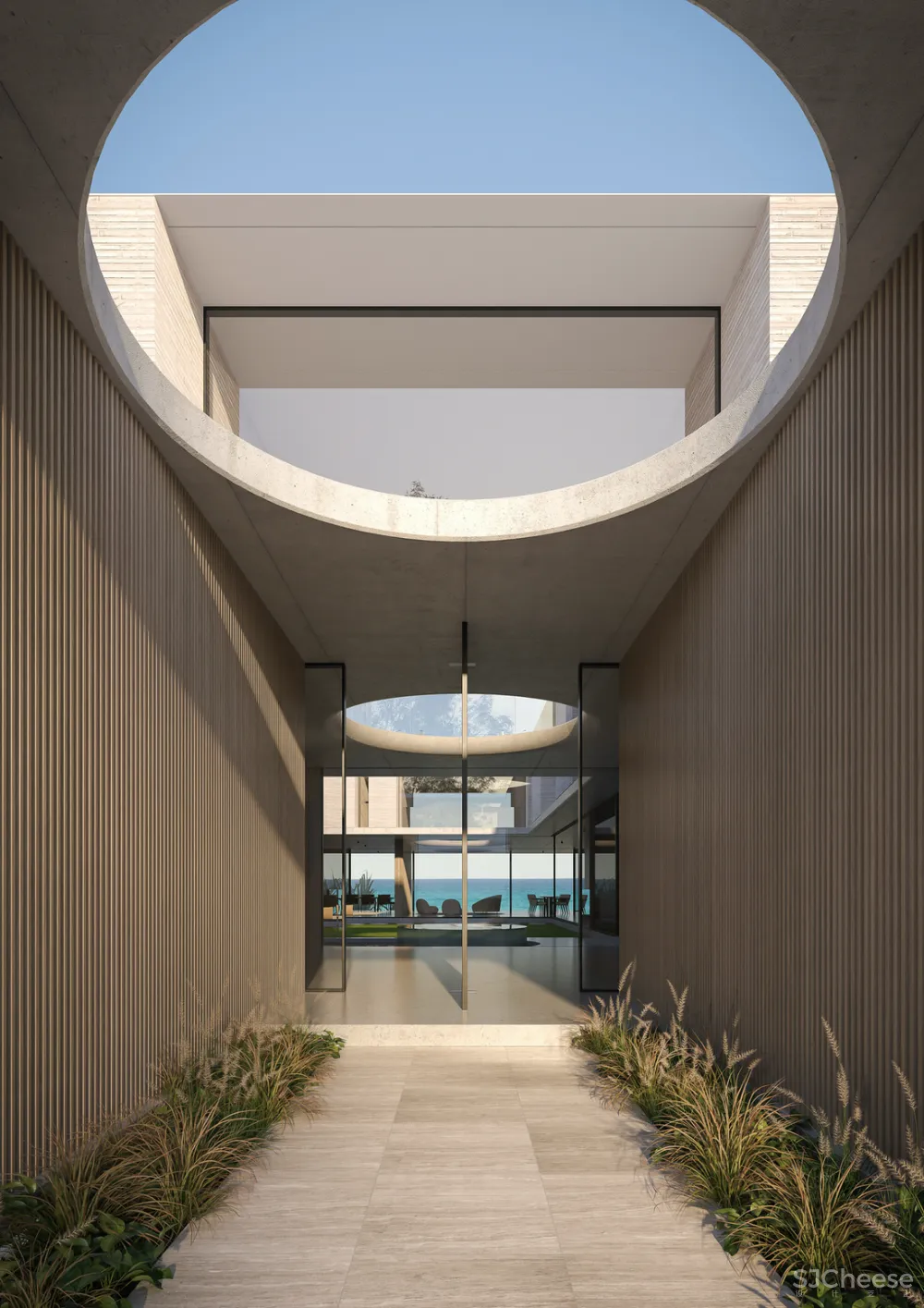 8组住宅效果图,原来大户型更适合极简风!