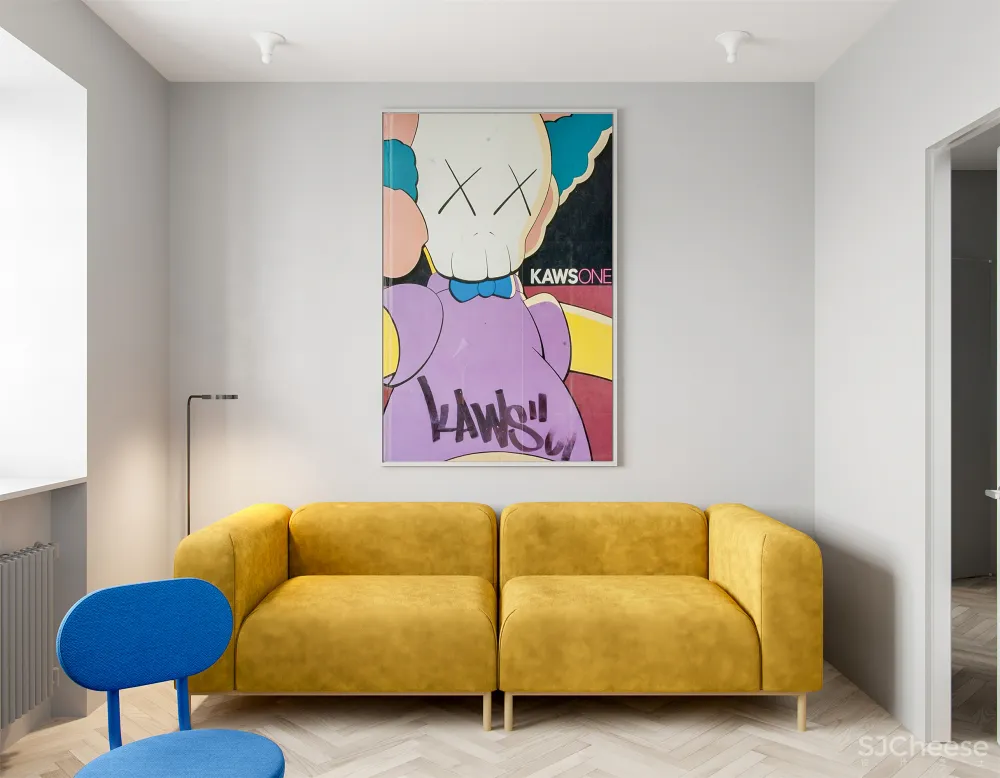 90㎡轻奢三房，艺术品这么用太有腔调