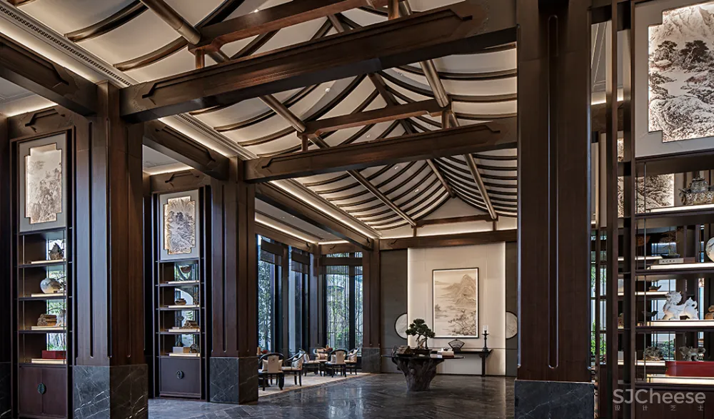 吴文粒:1745㎡绝美中式庭院,一帘诗意、四水归情!