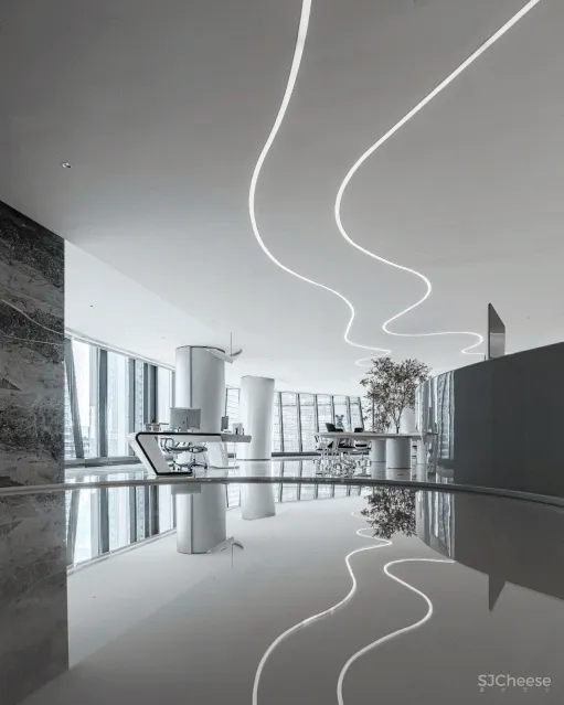 艺居设计 X 国美地产:刚柔并济的绝美设计,完美的曲线,容纳万物!