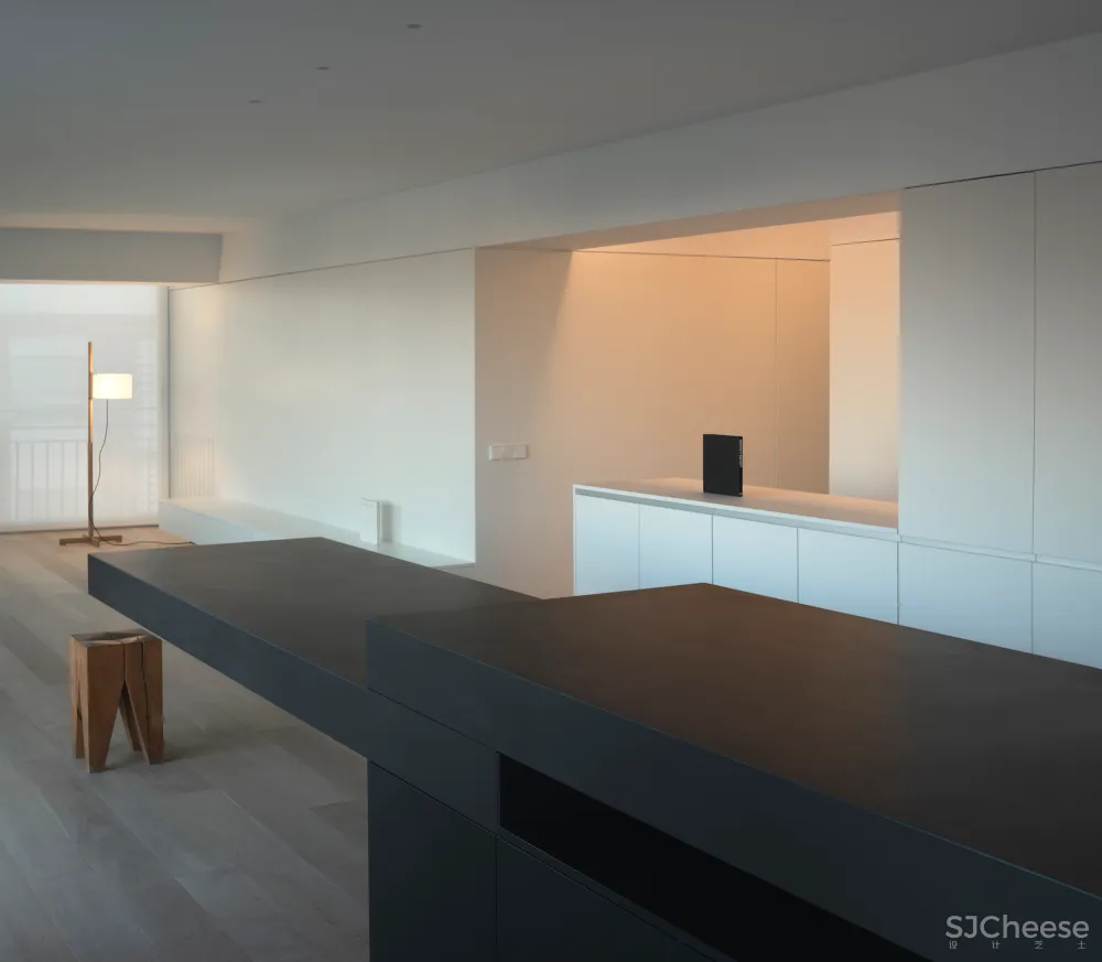 130㎡极简白, 线条简洁才更高级