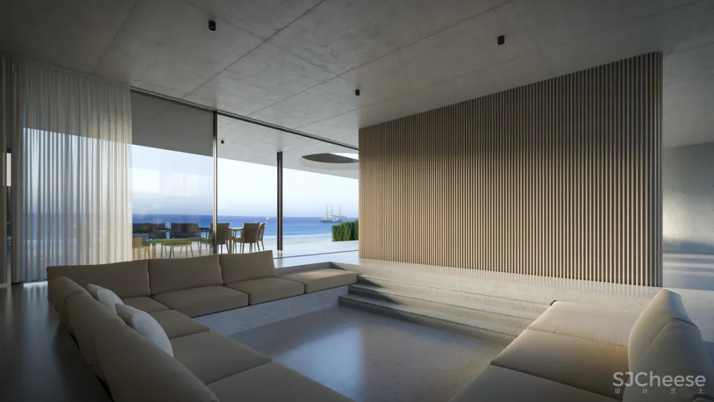 8组住宅效果图,原来大户型更适合极简风!