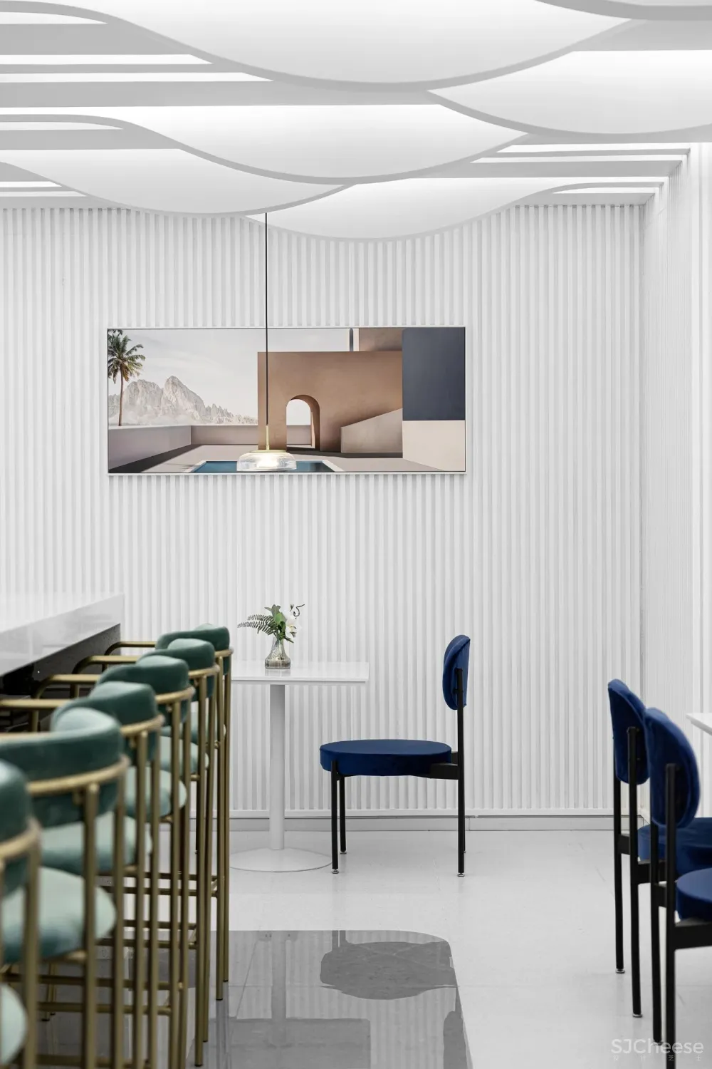 80㎡“鸟巢”概念店,网红门面的极简趣味!