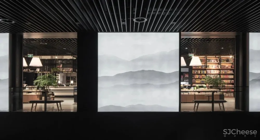 李玮珉新作 成都「九方書店」效果图和实景照片