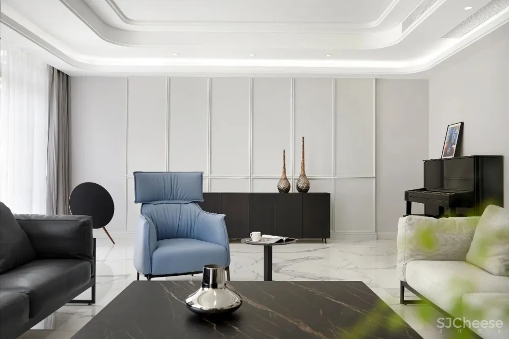 500㎡简白别墅，淡雅雍容，这才是85后向往的家！