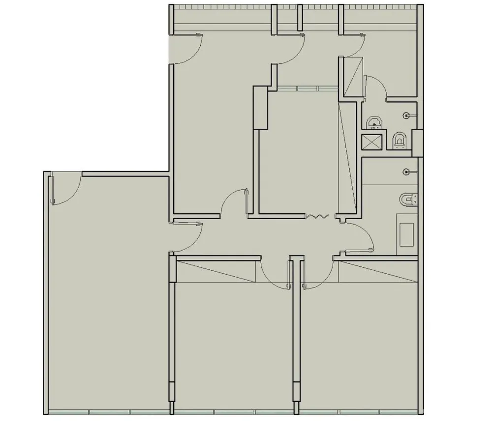 110㎡ 拆了隔墙,小三房秒变大平层!