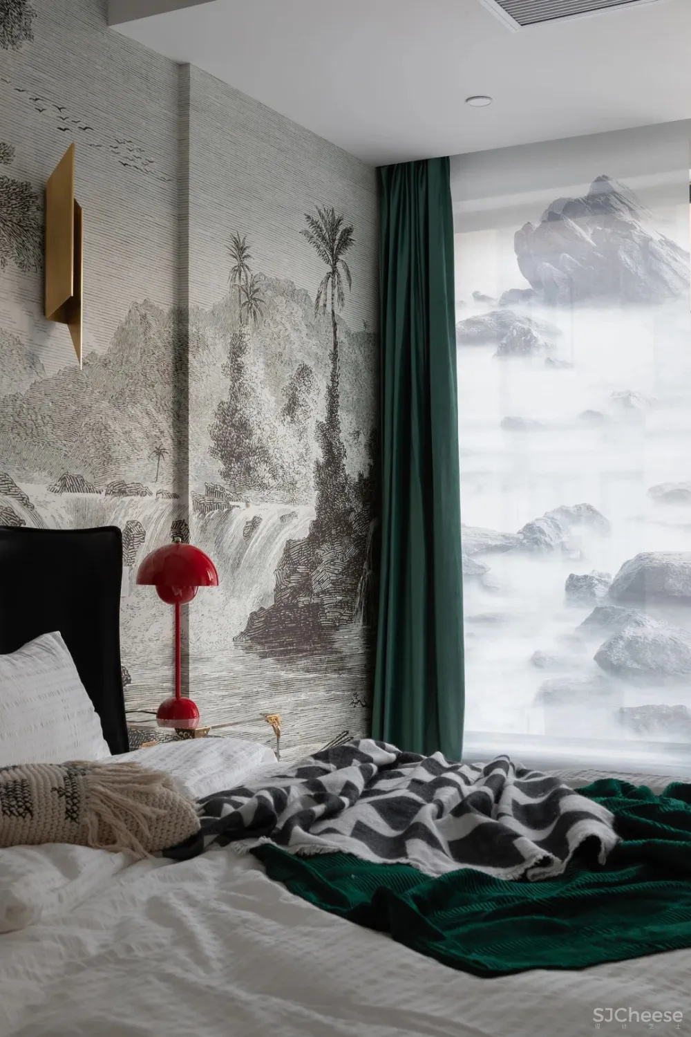 242㎡五室四卫，30种高级撞色，还有悬浮衣帽间 空中花园？！