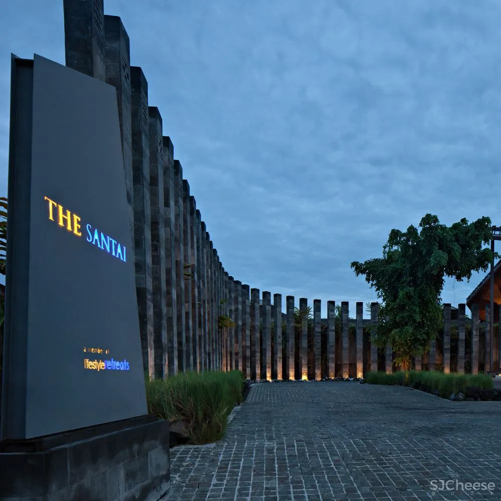 传统材料与现代元素的融合-印尼Santai隐世度假别墅！