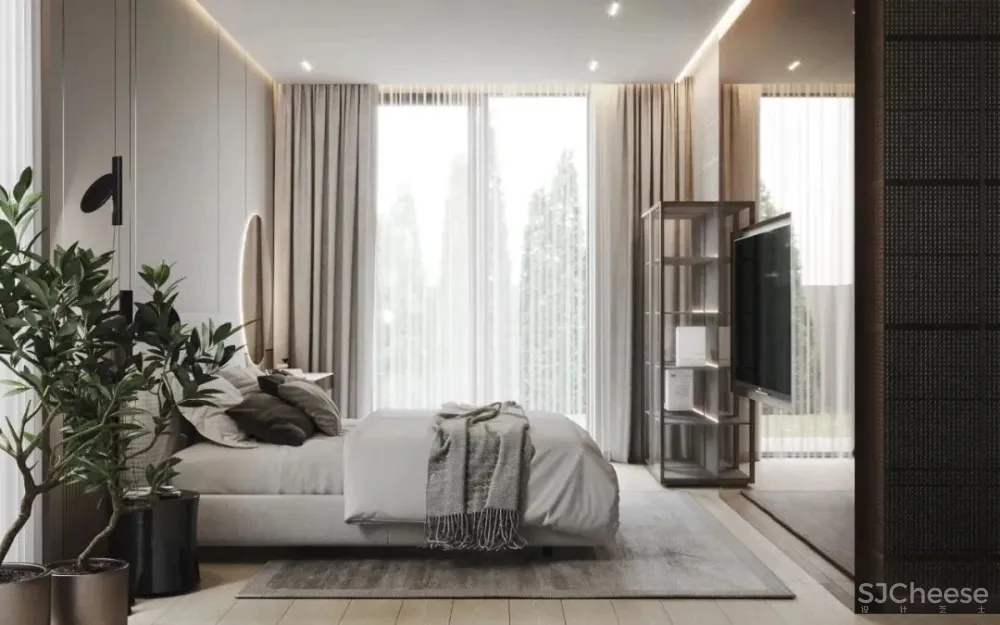 自然光打造215㎡私人住宅,一半原木一半阳光