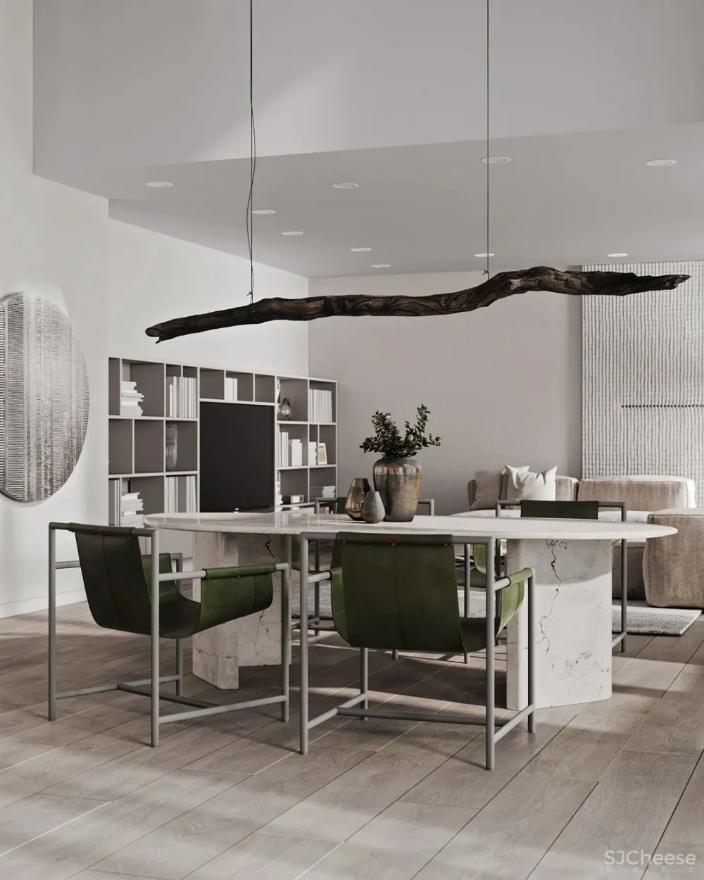 Artpartner新作 简约质朴三口之家