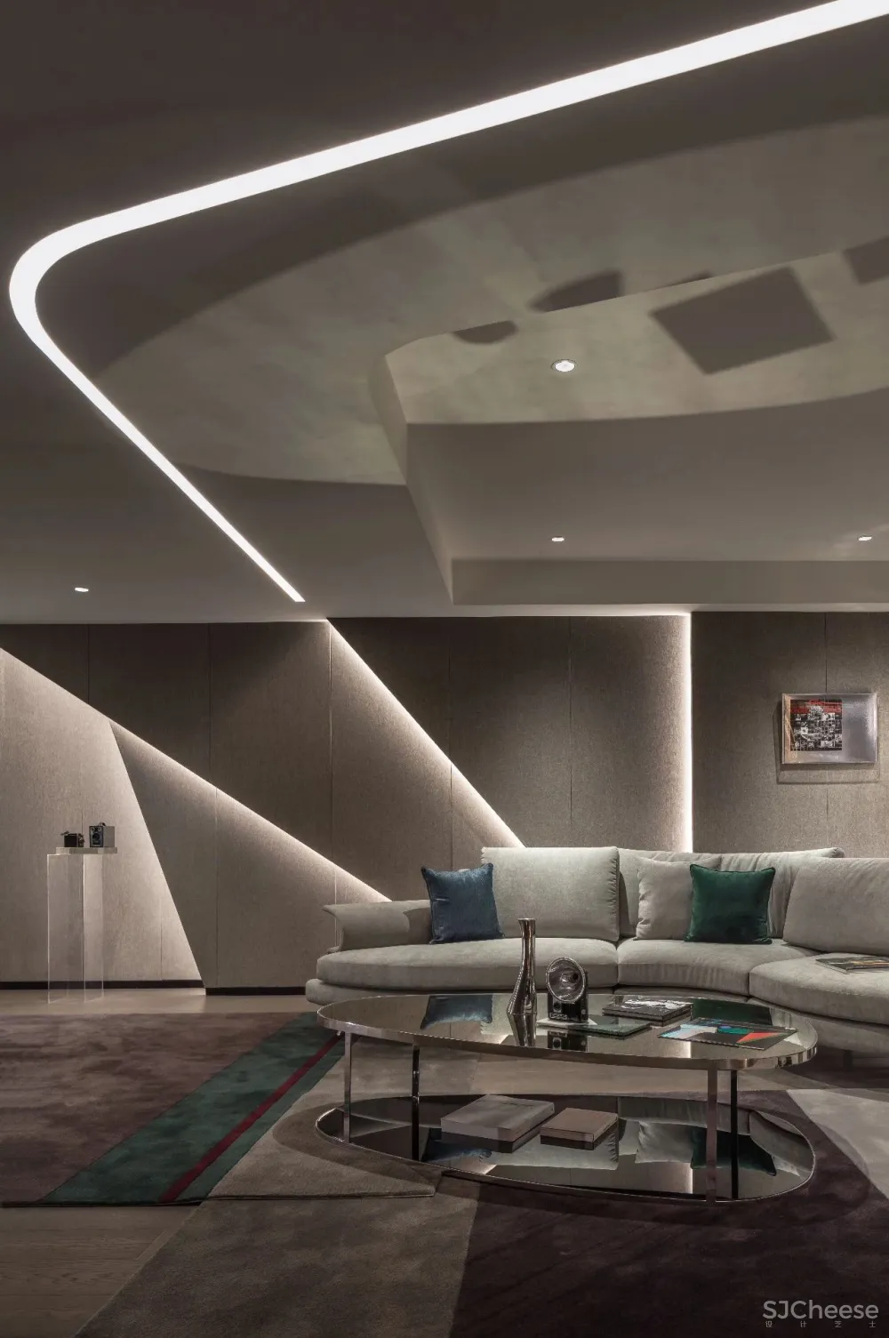 400m²“超美学”叠拼样板间,解密奢华墅作之空间狂想!