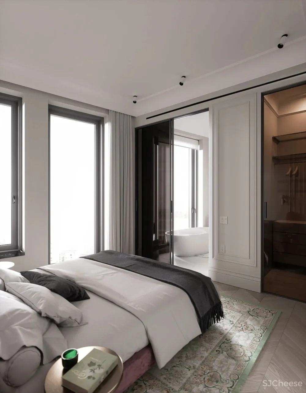 60㎡ 小户型，起居室这样设计 1㎡ 都不浪费