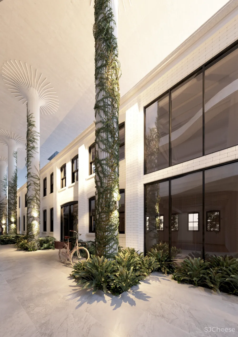 8组住宅效果图,原来大户型更适合极简风!