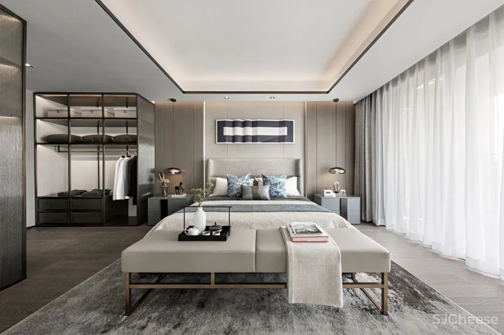 219㎡轻奢风跃层洋房,后浪青年憧憬的“精质”家!