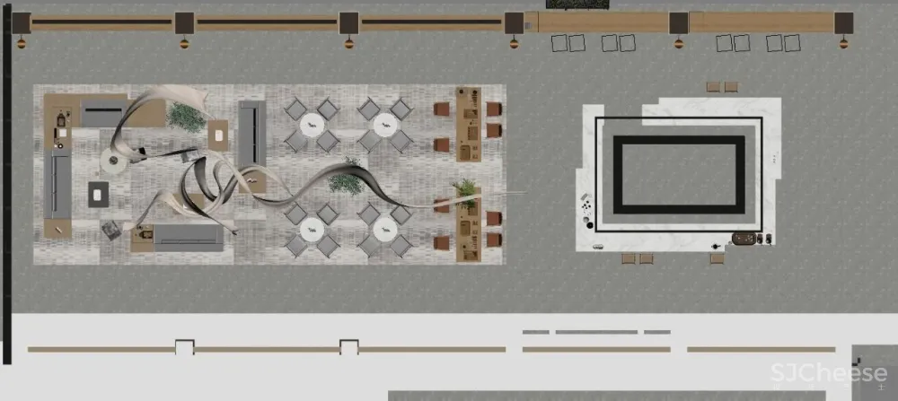 LESS力作 「空中苹果皮」,伟星万科 · 潮起中江