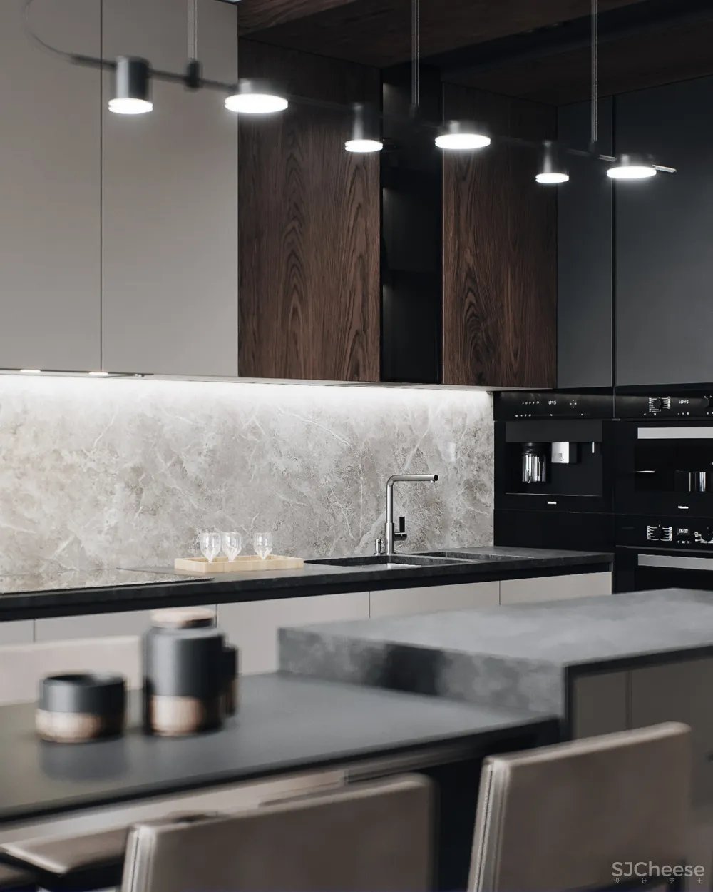 110㎡ 两室一厅,灯光这样设计更优雅!