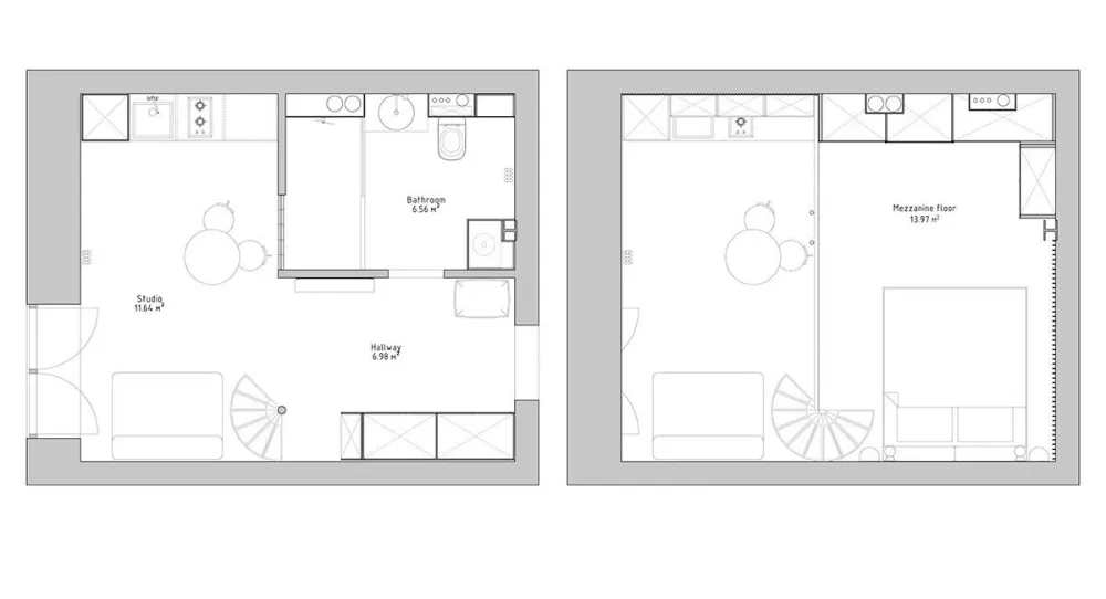 占地25.6,“绝处求生”的小空间如此晶莹剔透,让人时时想要把玩