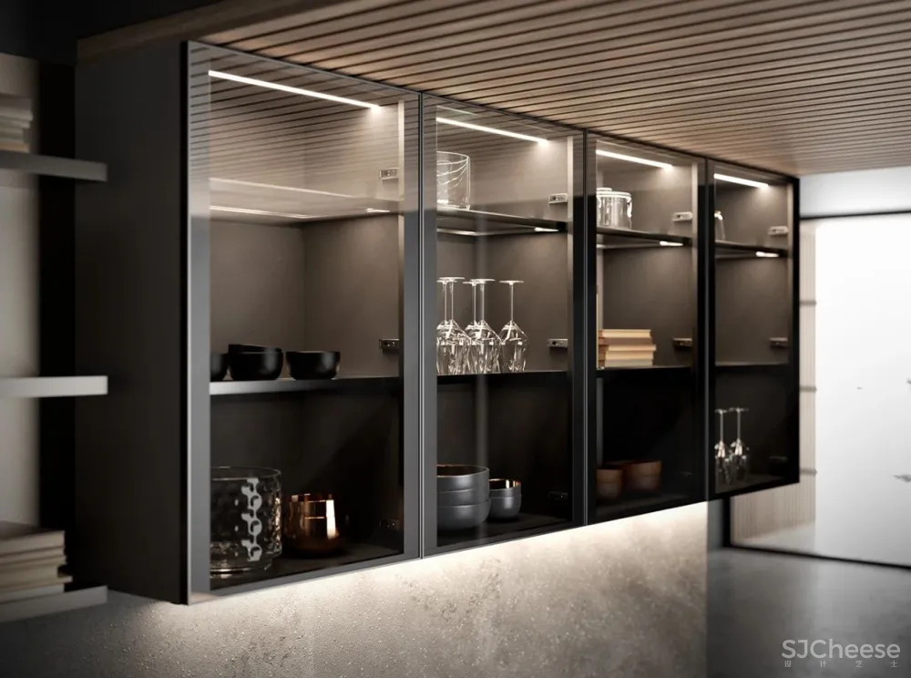 studiopodrini新作 高级灰奢华厨房