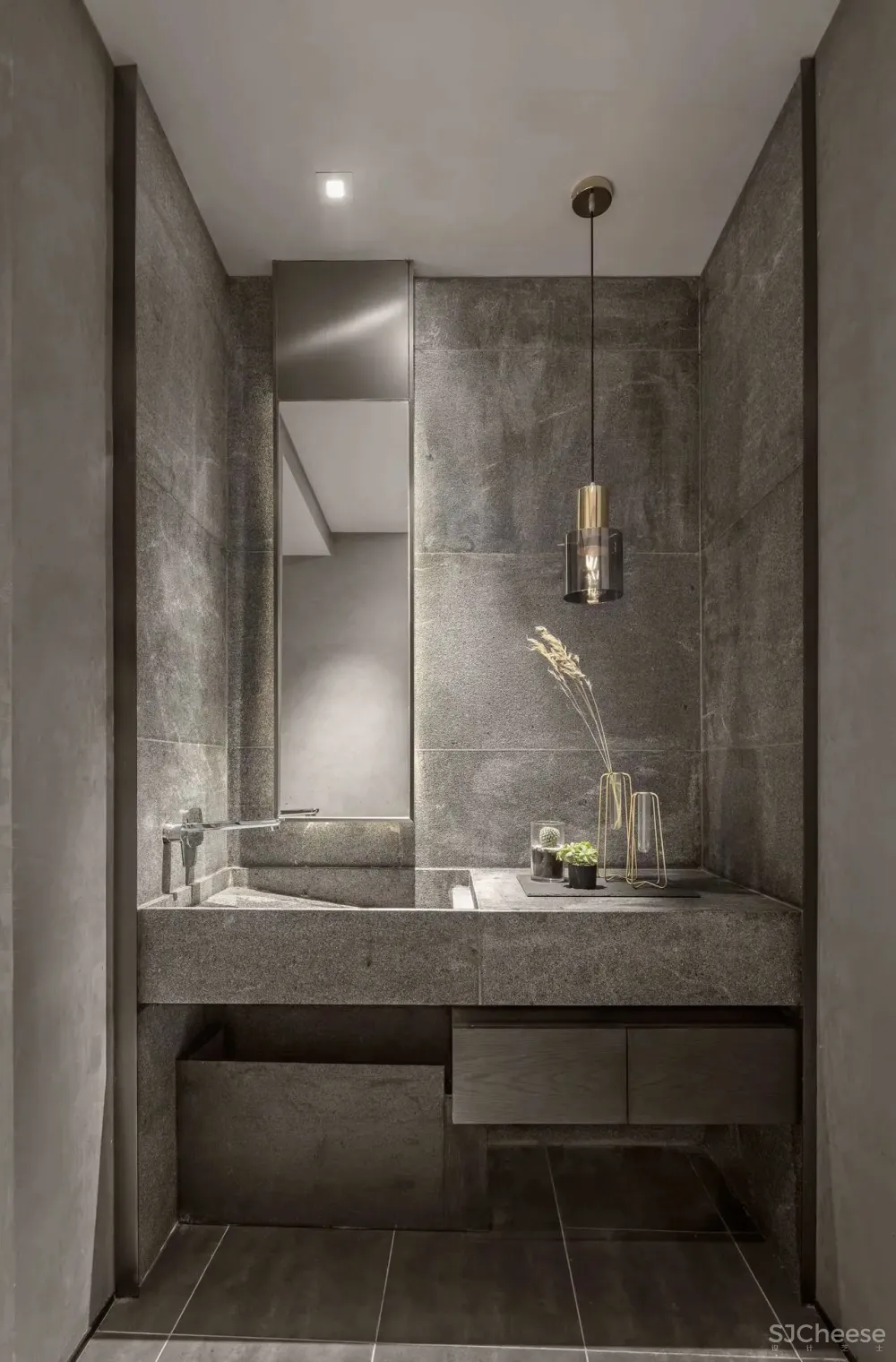 原始水泥质感，诠释奢华品质空间 环廷设计