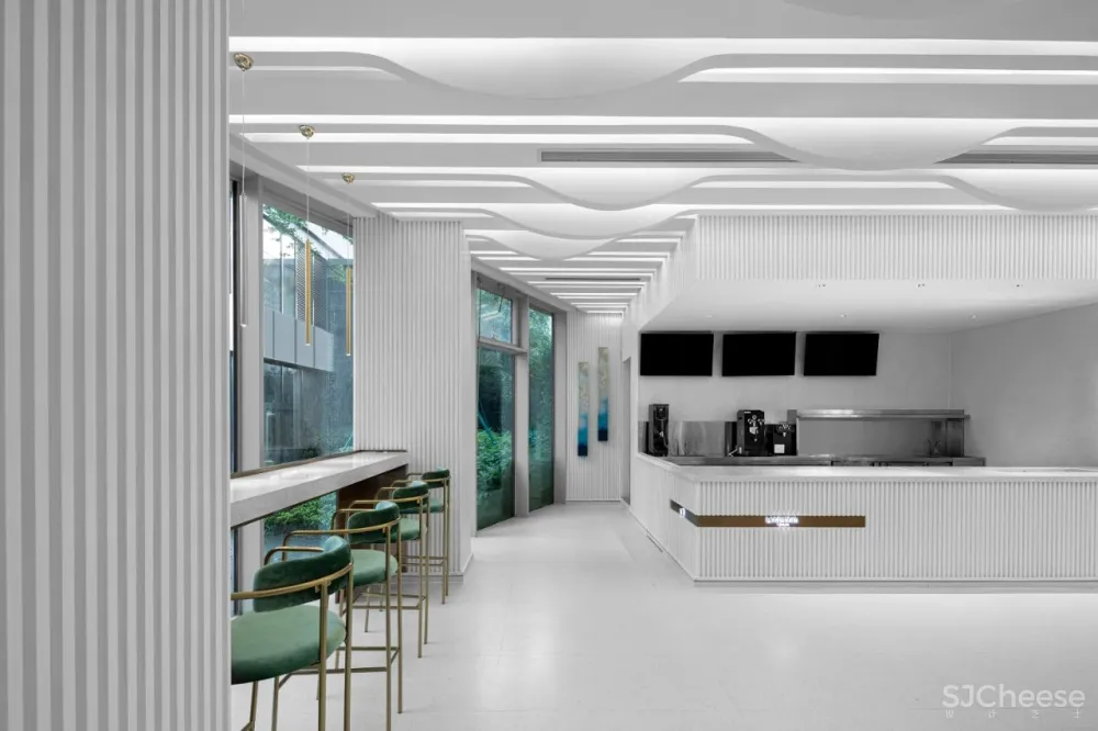 80㎡“鸟巢”概念店,网红门面的极简趣味!